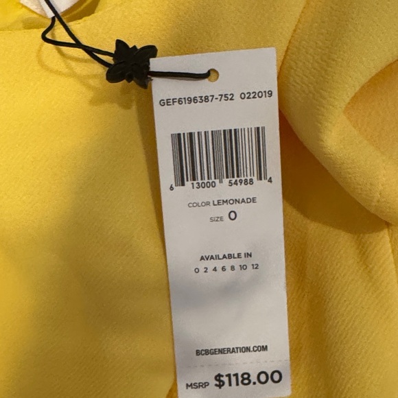 Yellow Ruffled Dress - Picture 3 of 3